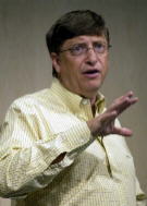 Bill Gates - założyciel Microsoftu i jeden z najbogatszych ludzi świata