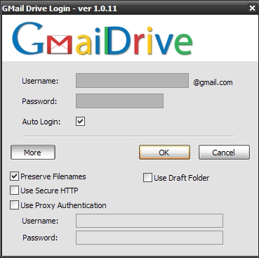Rys. 1. Gmail Drive